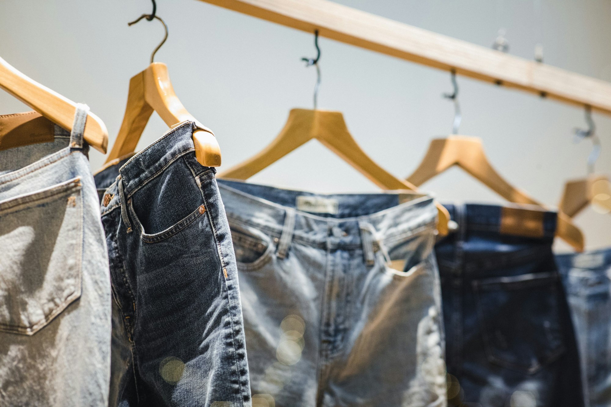 Indigo denim fabric